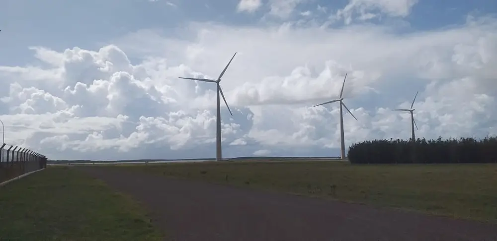 Wind power installations